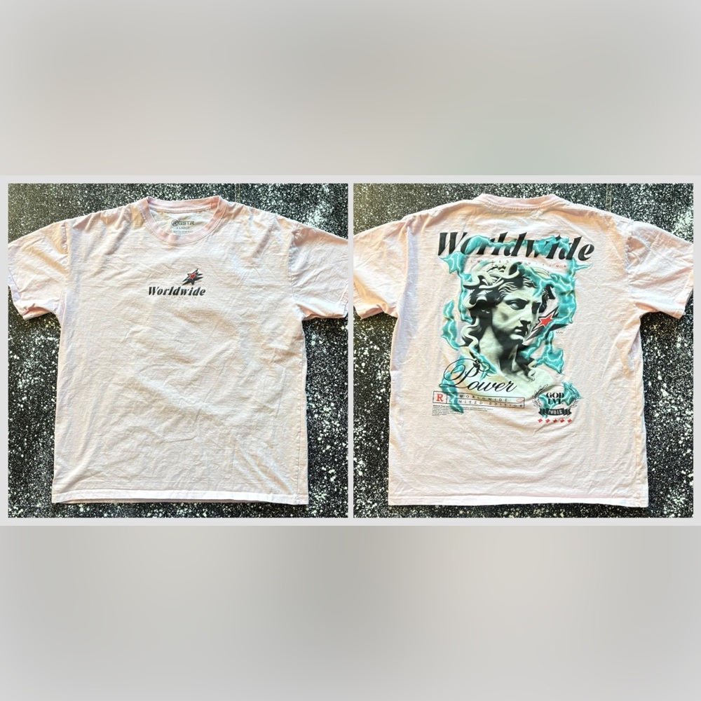 RGSTR ‘Worldwide Power’ T-Shirt Size XL